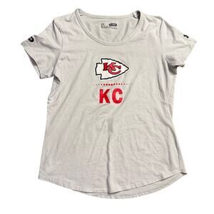 Under Armour Kansas City Chiefs Shirt Women's M NFL Combine Authentic Short Slv